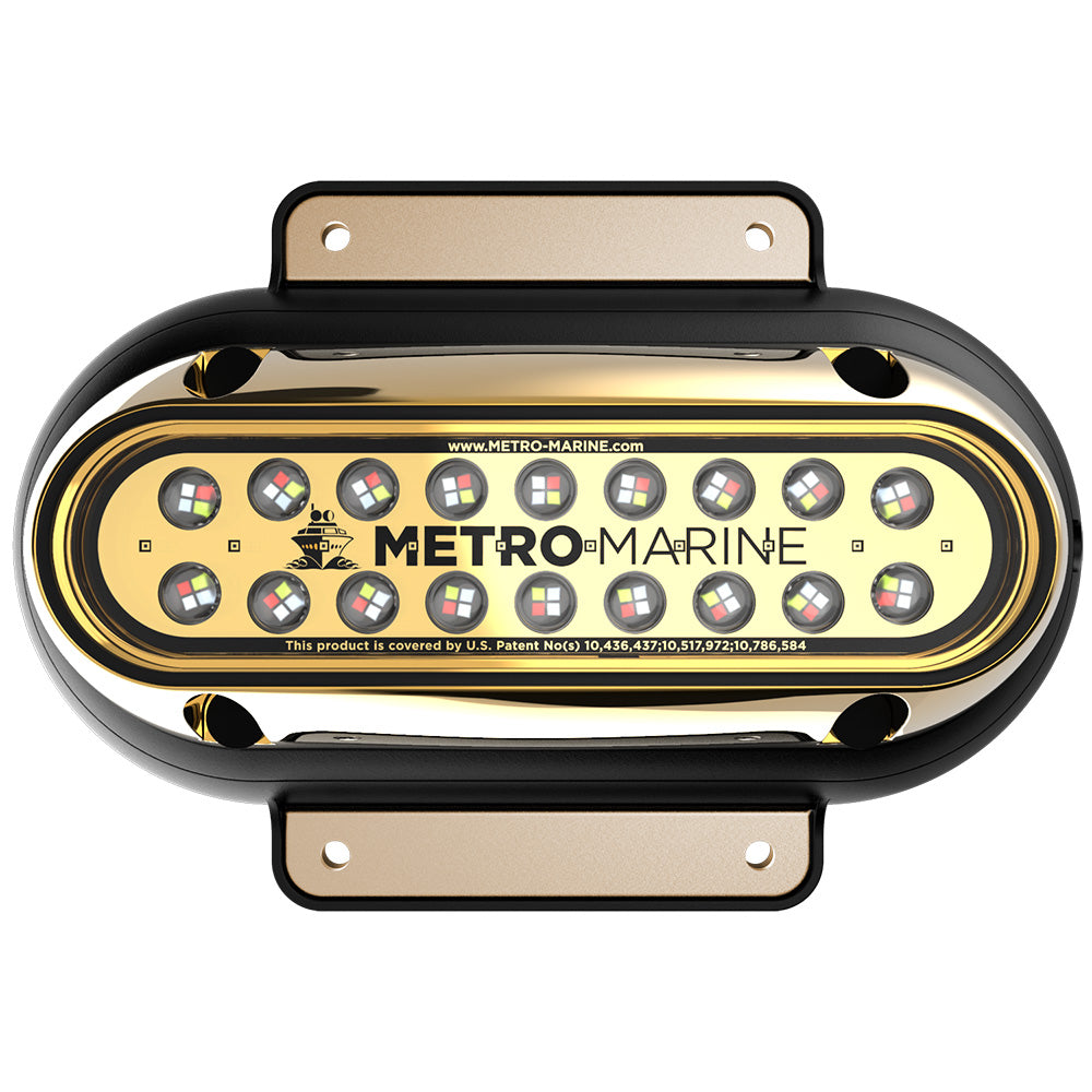 Metro Marine HighOutput Elongated Surface Mount Light wIntelligent Full Spectrum LEDs RGBW 90 Beam FSME1HFS90