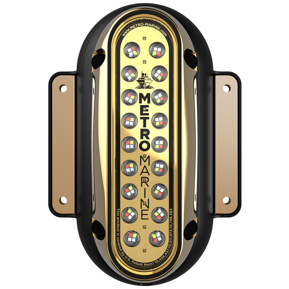 Metro Marine HighOutput Vertical Surface Mount Light wIntelligent Full Spectrum LEDs RGBW 90 Beam FSME1VFS90