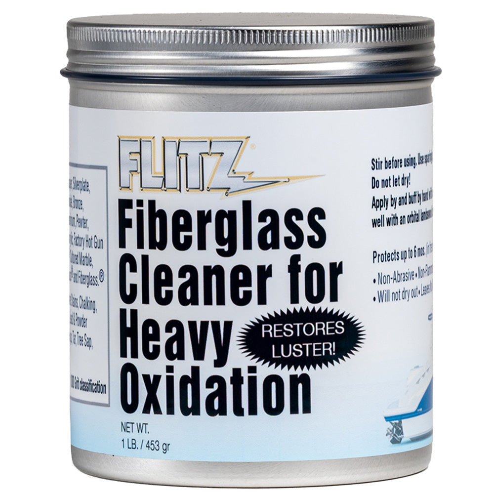 Flitz Fiberglass Cleaner fHeavy Oxidation 1lb CA03416