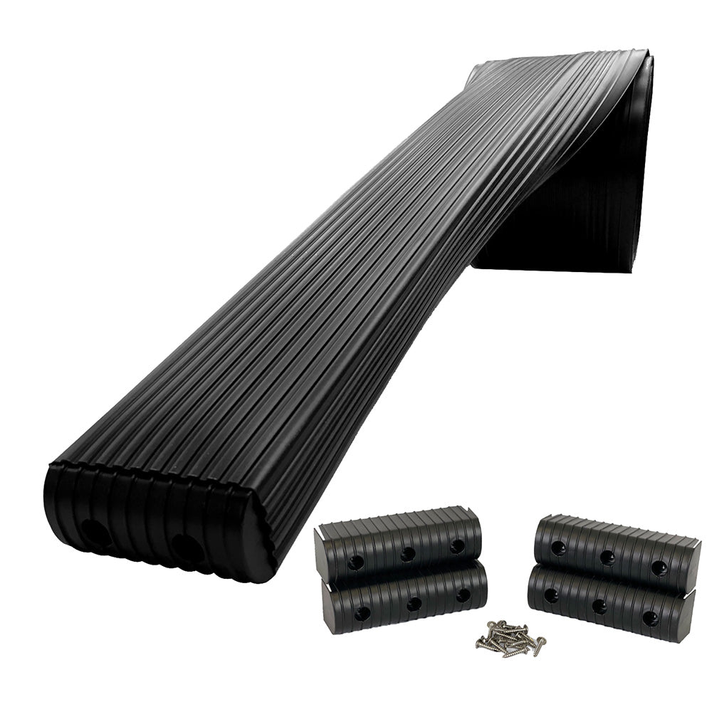 Caliber BunkWrap Kit Black 16 x 2 x 6 Roll 4 Caps HRDW Roll 4 Endcaps Stainless Steel Hardware 23052BK