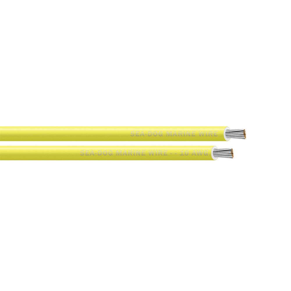 SeaDog 10 AWG Yellow Primary Wire 100 8010032