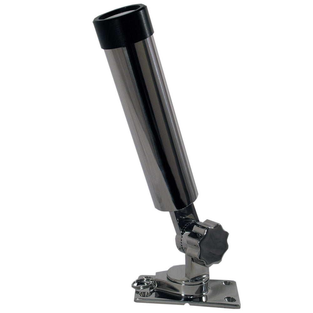 Whitecap Bluewater SS 360180 Deg Removable Rod Holder S7007CBLUE