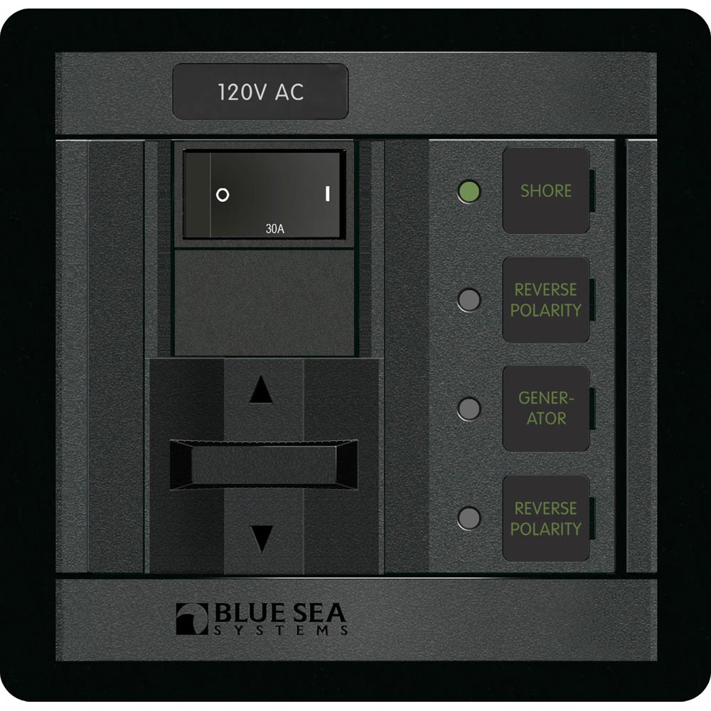 Blue Sea 1208 120V AC 2 Sources 30A 1208