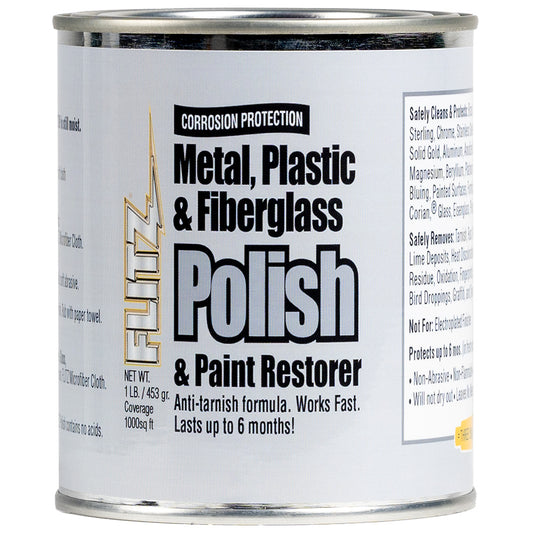 Flitz Metal Plastic  Fiberglass Polish Paste  10lb CA 035166