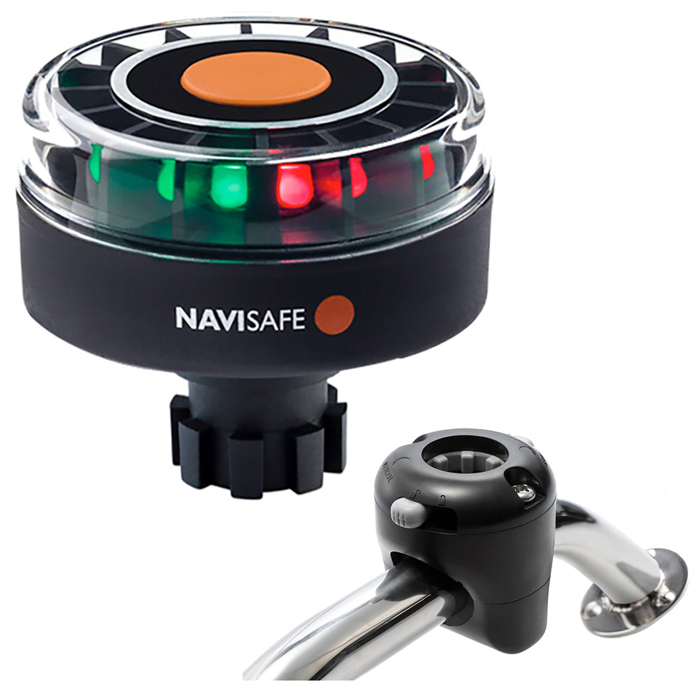 Navisafe Navilight Tricolor 2NM wNavibolt Base Rail Mount Black 342KIT