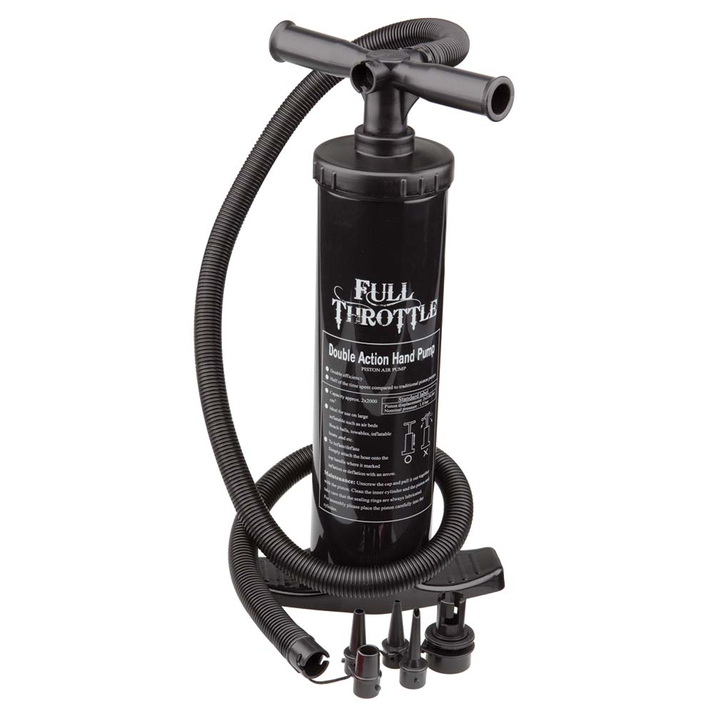 Full Throttle Dual Action Hand Pump Black 31010070099912
