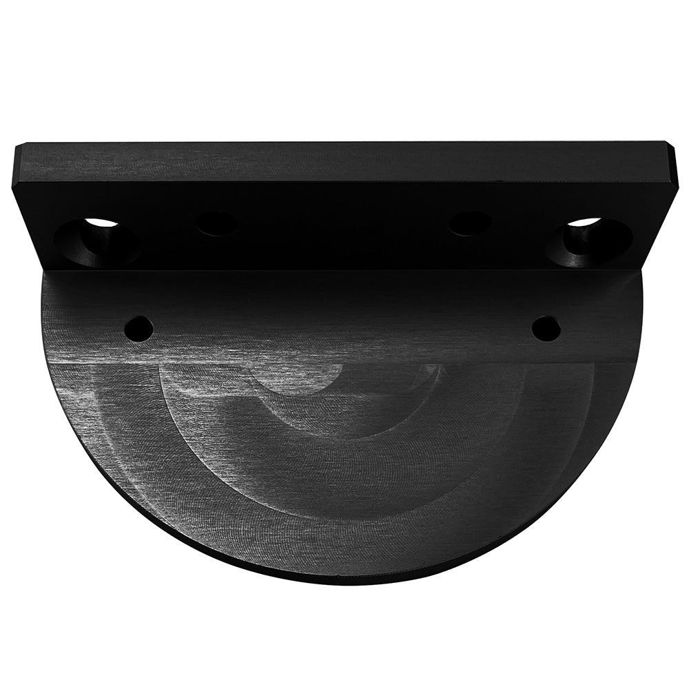 Lopolight Mounting Plate for X01 Series Vertical Sidelights Black 401017B