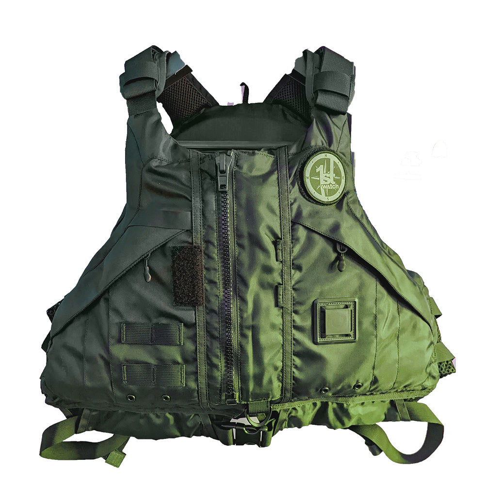 First Watch AV1000 Kayak Style Duty PFD Green XSS AV1000GNXSS