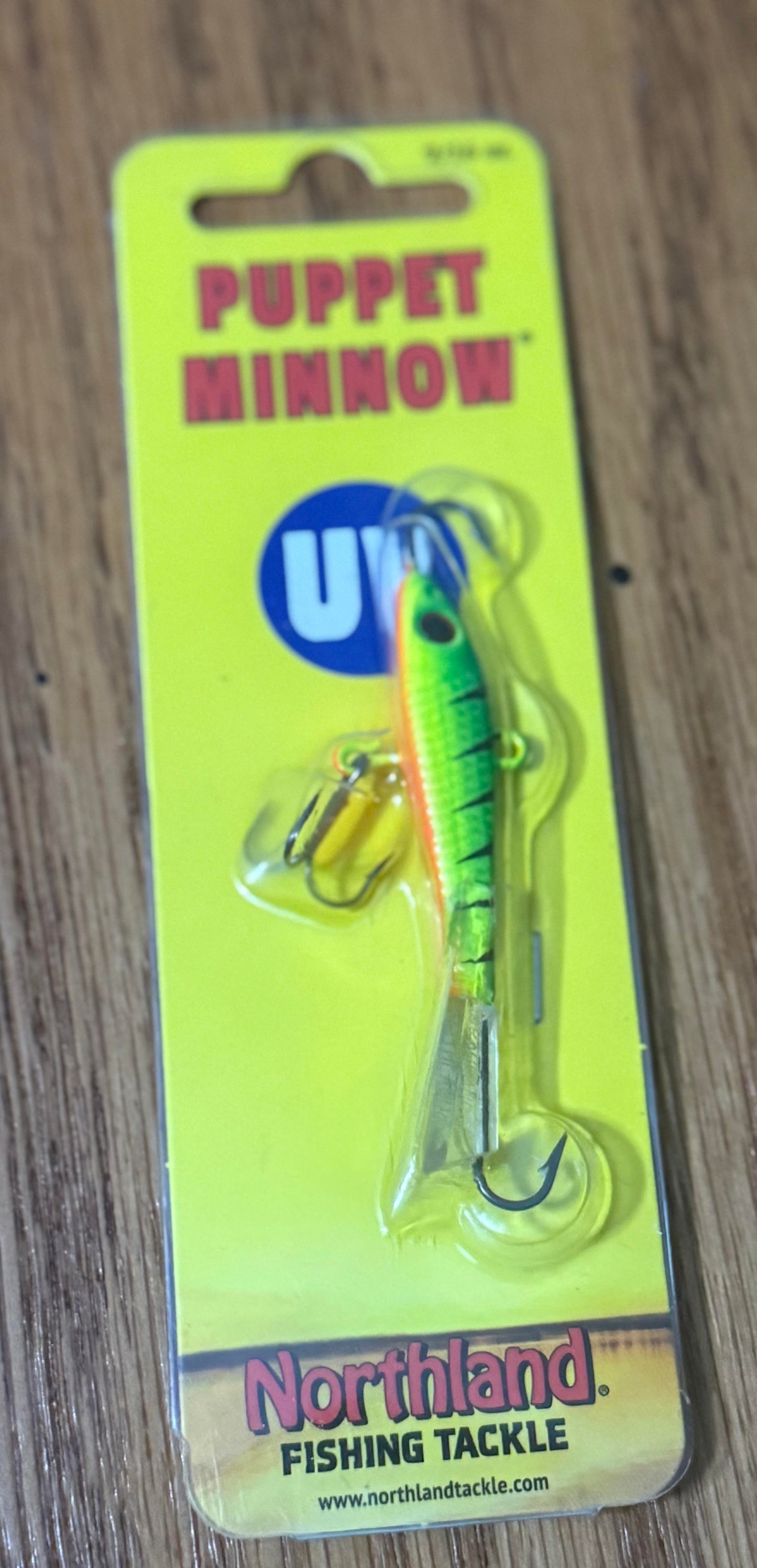 Northland Puppet Minnow 9/16 oz Firetiger UV
