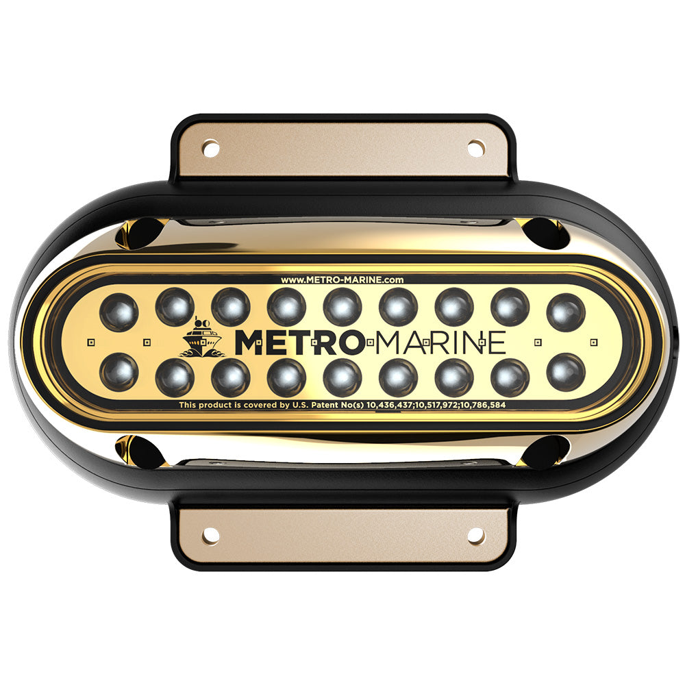 Metro Marine HighOutput Elongated Surface Mount Light wIntelligent Monochromatic LEDs  Aqua 90 Beam FSME1HA390
