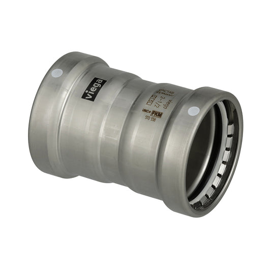 Viega MegaPress 316 FKM 212 Coupling wStop 98375