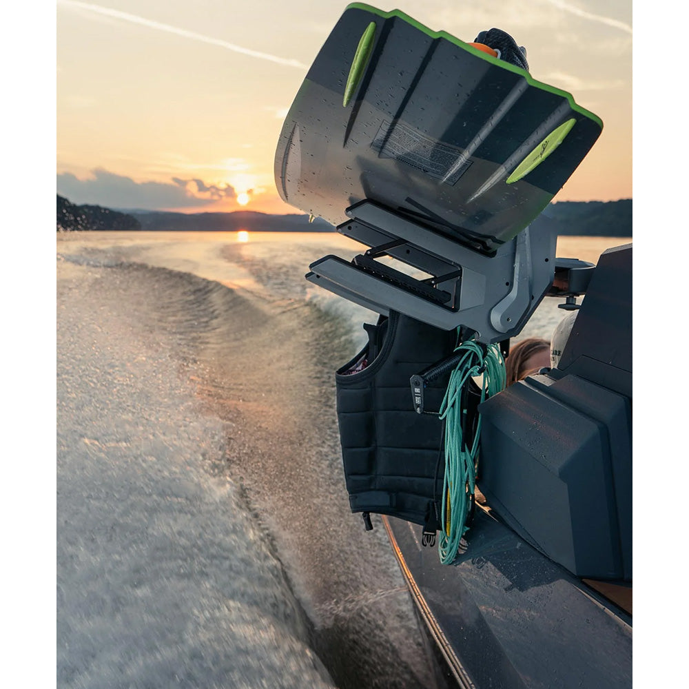 PTM Watersports ClampForce 30 Clamping Wake Board Rack  Pair  Silver P134919010TEBCL