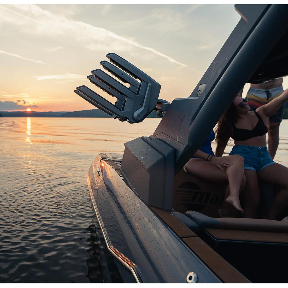 PTM Watersports ClampForce 30 Clamping Wake Board Rack  Pair  Black P134919010TEBBK