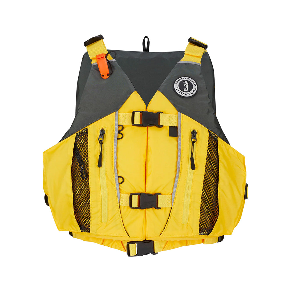 Mustang Solaris Foam Life Vest  XSS  YellowGrey MV807002222XSS