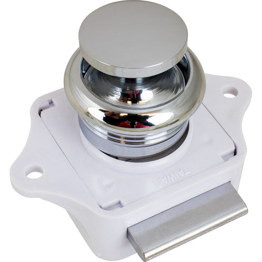 SeaDog Push Button Rim Latch  Chrome Plated Brass 2243001