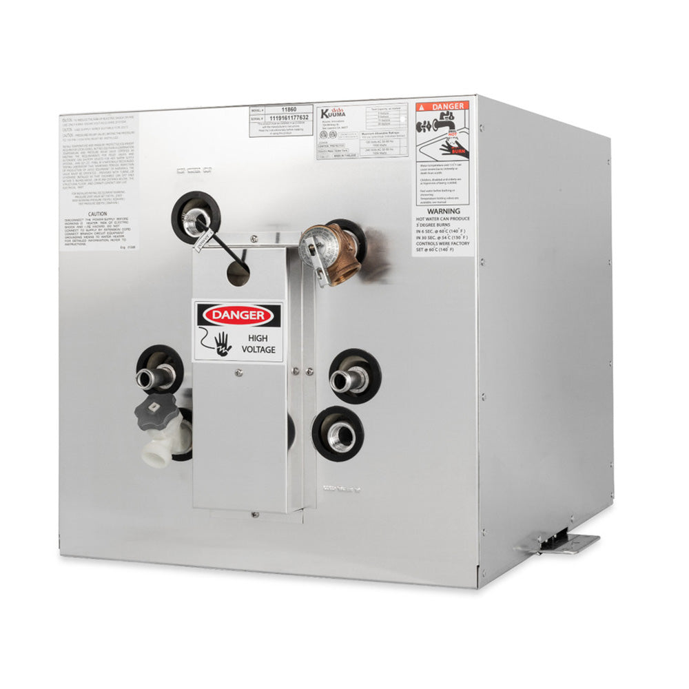 Kuuma 11Gallon WH 240V L1  L2 Wiring Front Heat Exchange Side Mount 11860