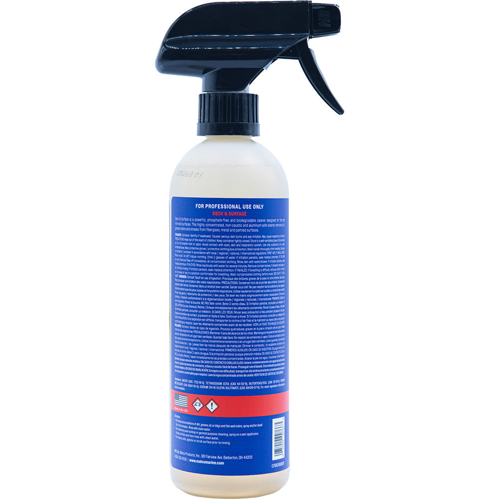 Malco Deck  Surface Spray All Purpose Cleaner  16oz 166016