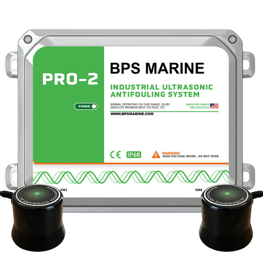 BPS Marine PRO2 2Transducer Ultrasonic Antifouling System  24VDC 24VPRO2