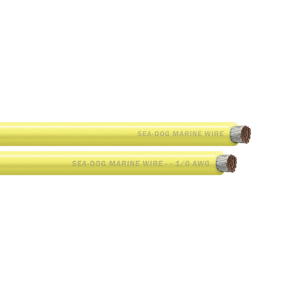 SeaDog 10 AWG Yellow Battery Cable  100 8011032