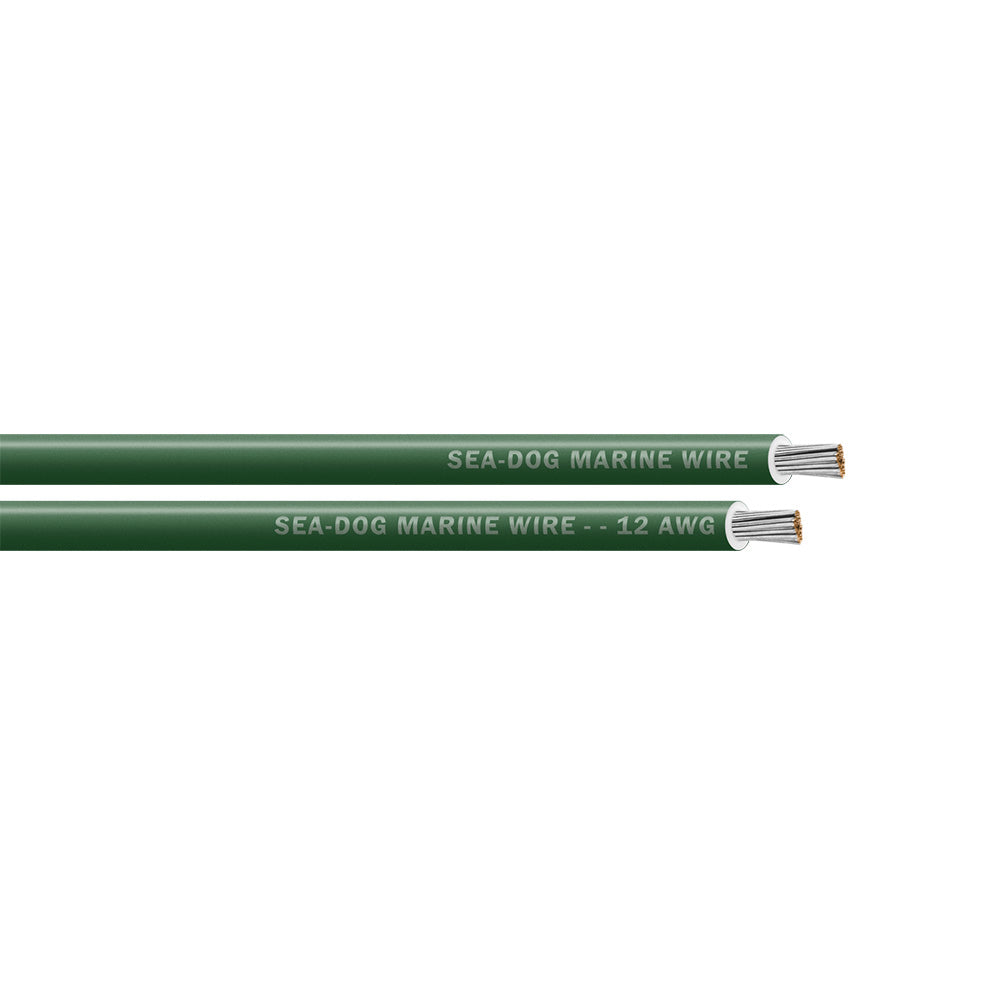 SeaDog 12 AWG Green Primary Wire  100 8012042