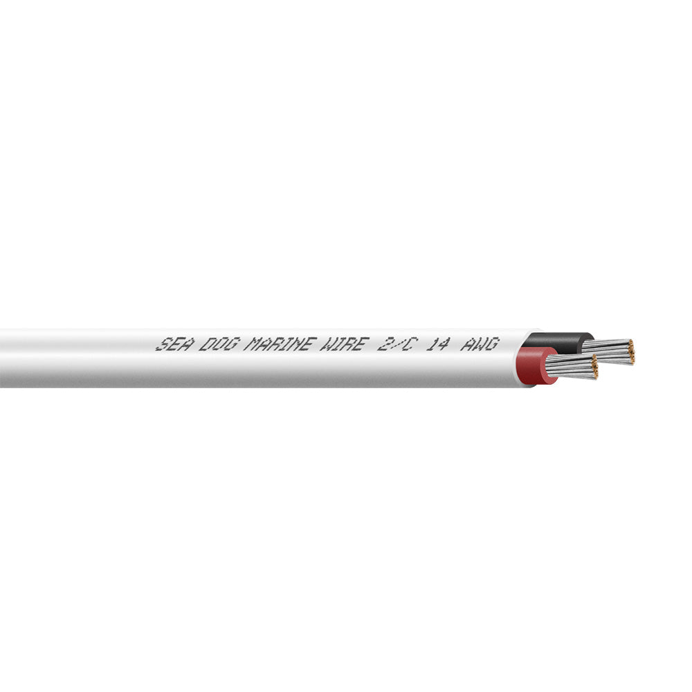 SeaDog 142 AWG Flat Duplex Wire  RedBlack  100 8014202