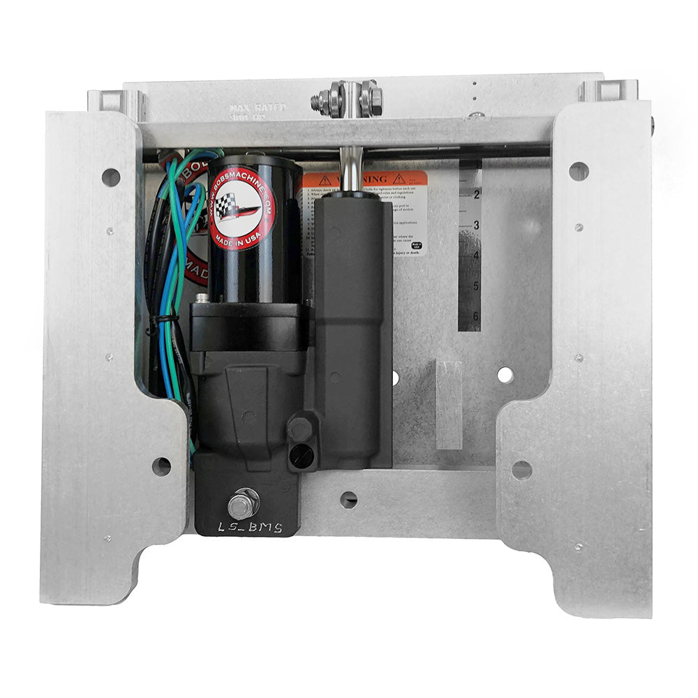 Bobs Machine 6 Setback Action Series Hydraulic Jack Plate  Silver 100106010NOPCNOSPNNG