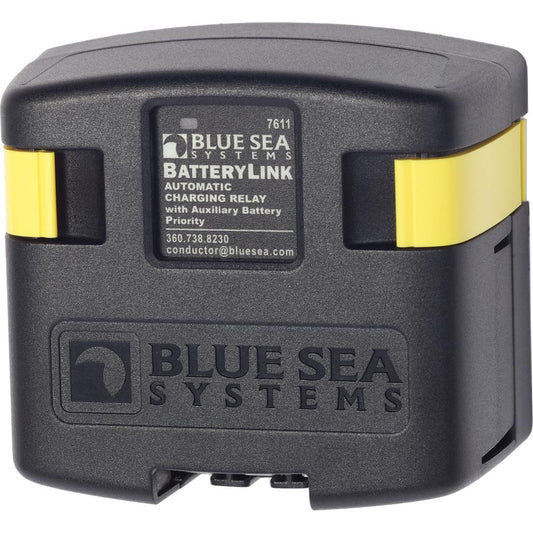 Blue Sea 7611 DC BatteryLink Automatic Charging Relay  120 Amp wAuxiliary Battery Charging 7611