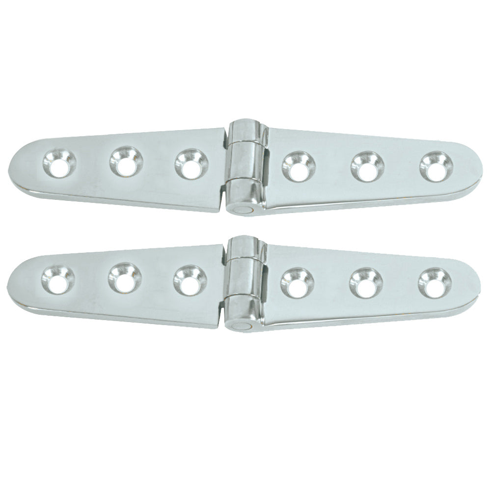 Whitecap Strap Hinge  CPBrass  6 x 118  Pair S0605C