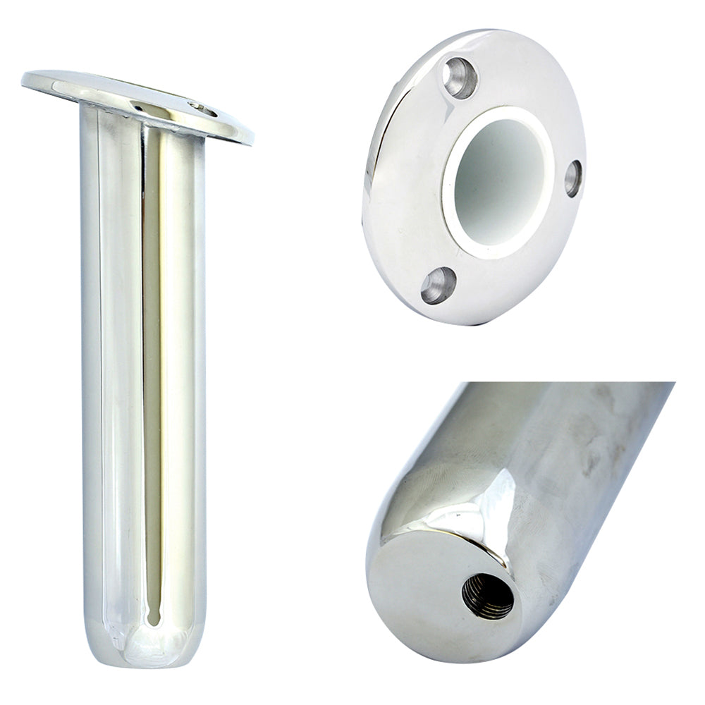 Tigress Round Head Closed Base Rod Holder  15 Degree  9 77901