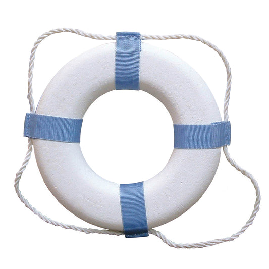 Taylor Made Decorative Ring Buoy  20  WhiteBlue  Not USCG Approved 372