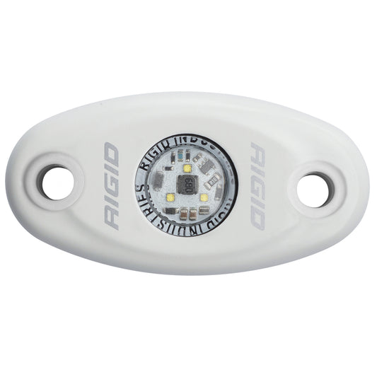 RIGID Industries ASeries White Low Power LED Light  Single  Natural White 480143