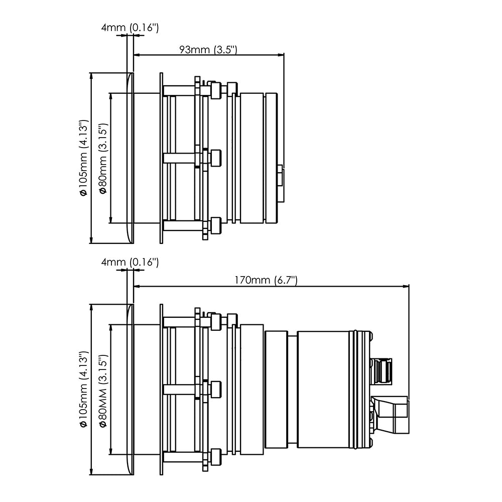 OceanLED Explore E6 XFM Underwater Light  Ultra WhiteMidnight Blue E6009BW