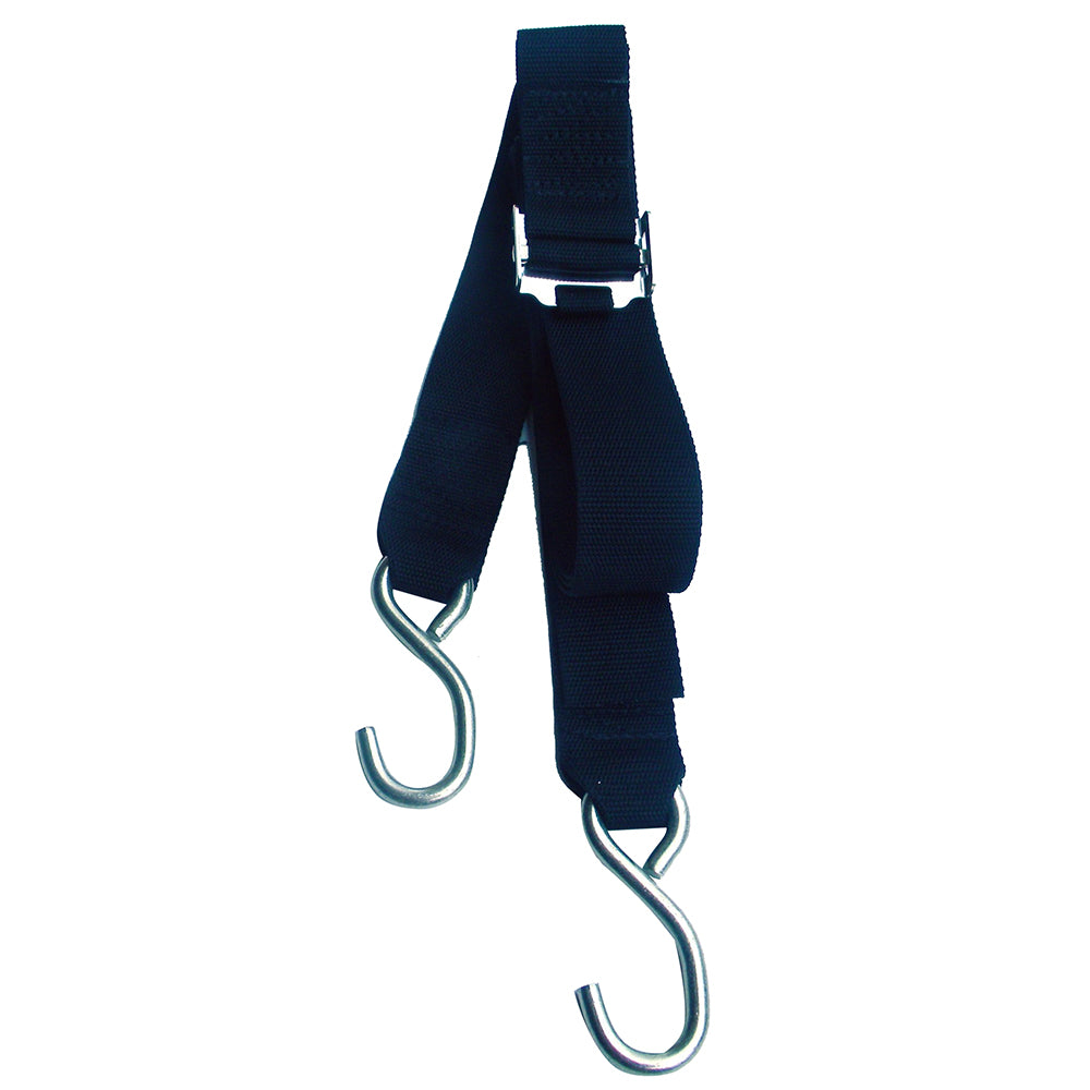 Rod Saver Stainless Steel Roller Buckle Gunwale TieDown  2 x 10 SSGW210