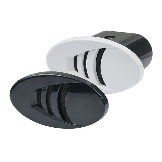 Marinco 12V DropIn H Horn wBlack  White Grills 10079