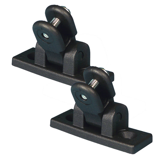 Carver Deck Hinge Nylon Pair  Black 7782B