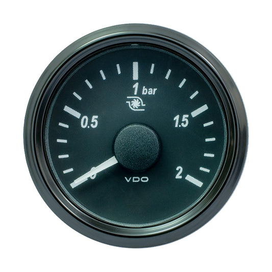 VDO SingleViu 52mm 2116 Turbo Pressure Gauge  60 PSI  0180 Ohm A2C3833470030