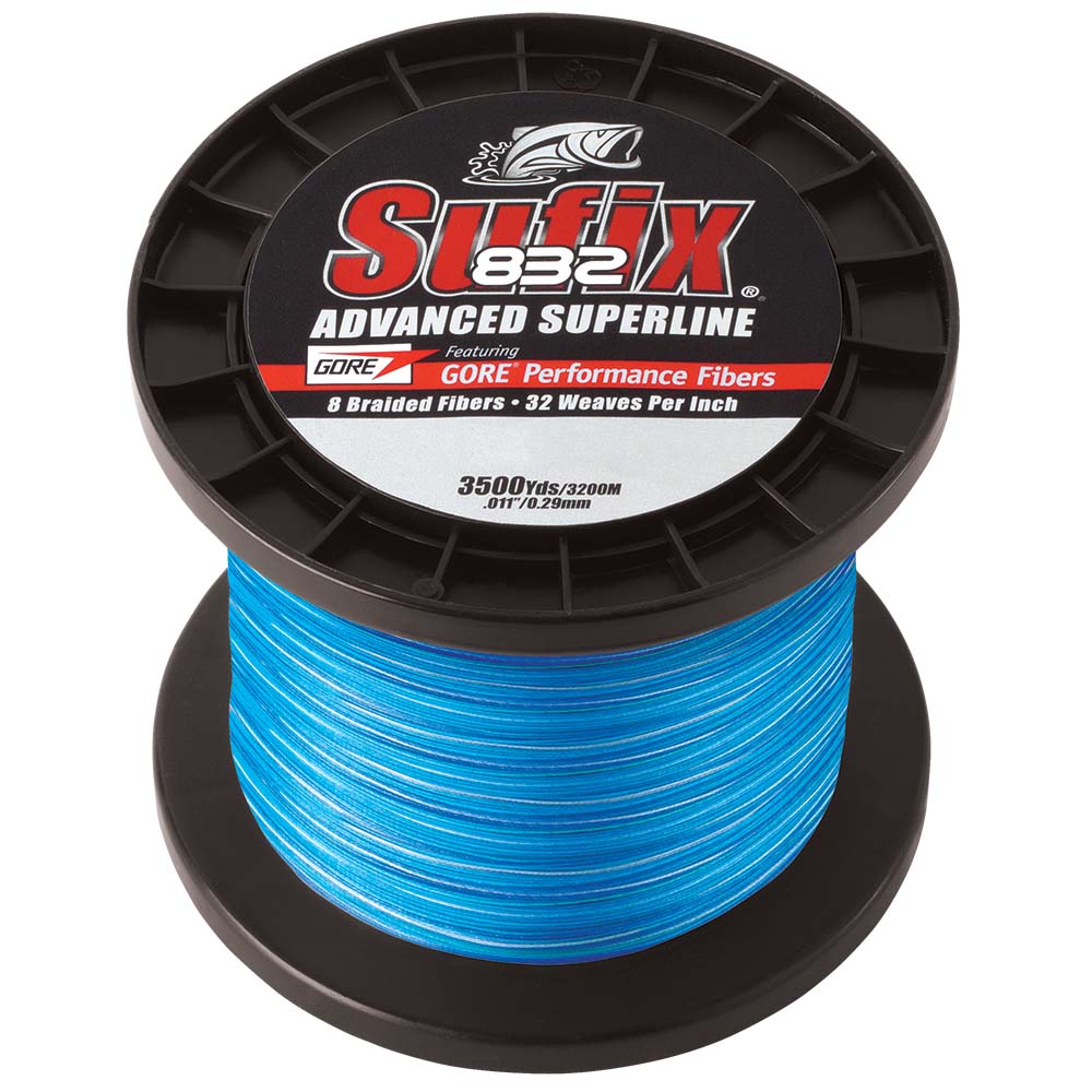 Sufix 832 Advanced Superline Braid  20lb  Coastal Camo  3500 yds 660420CC