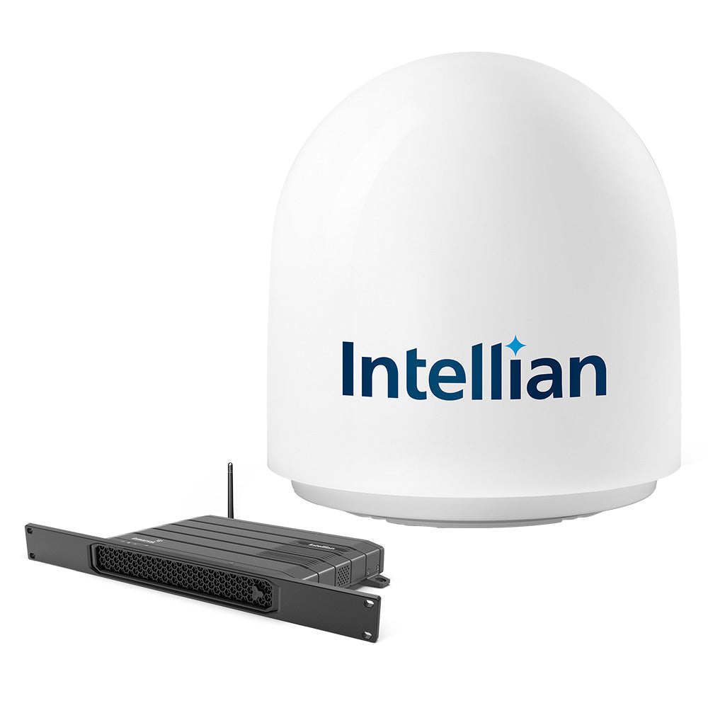 Intellian FB500 Inmarsat Fleet Broadband Maritime Terminal w19 Rack Mount BDU F4A500R