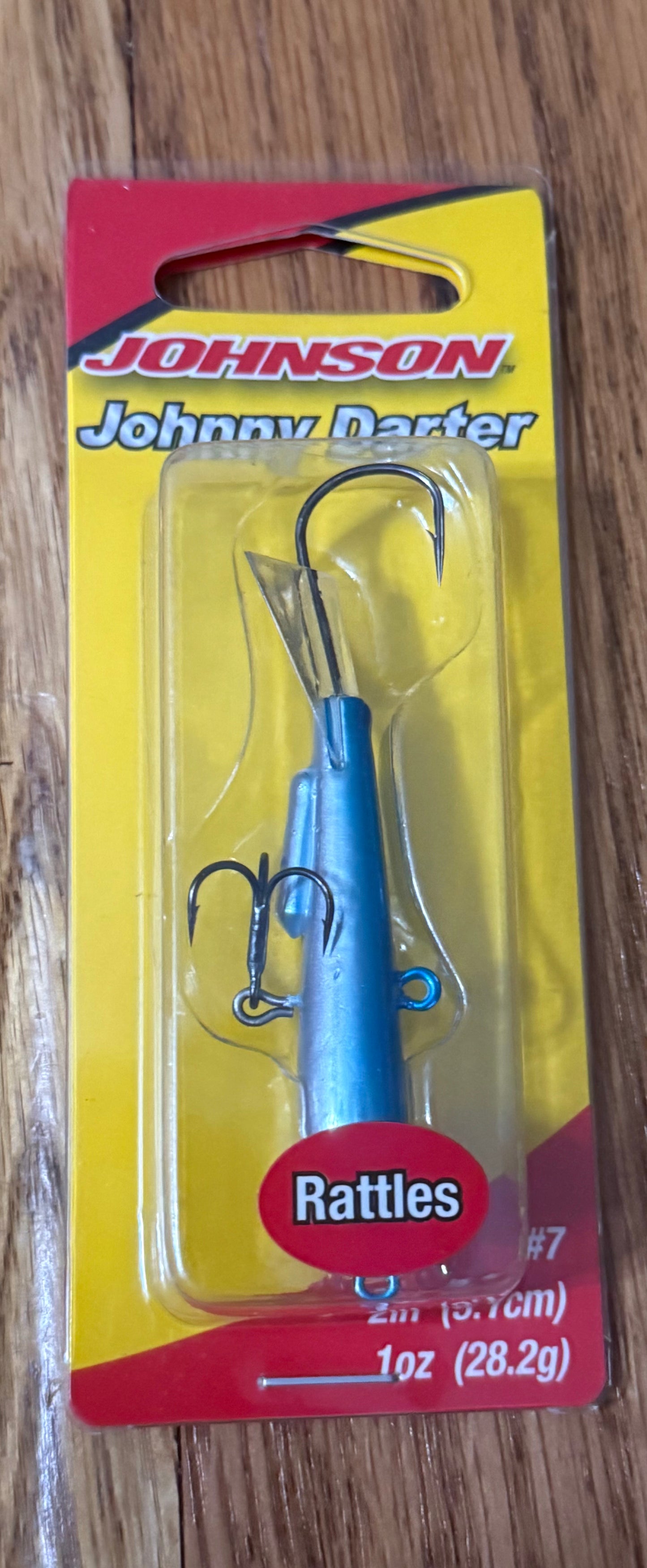 Johnny Darter Ice Blue 1 oz rattle minnow